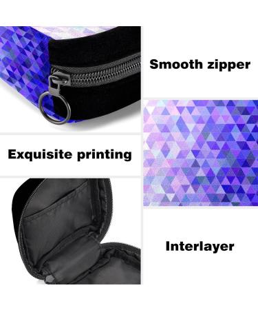GIAPB Period Bag Sanitary Napkin Storage Pad Holder and Makeup Pouch - Abstract Triangle Art Color271 - Buy Online on GoSupps.com