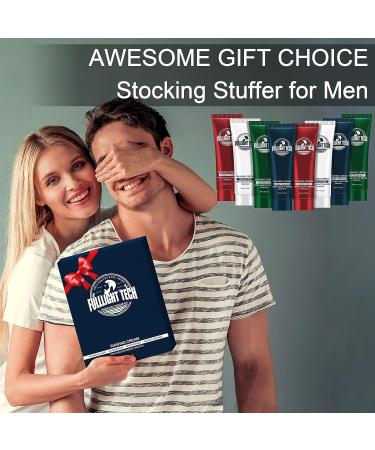 Travel Shave Cream Gift Set for Men - Luxury Close Shave Kit for Him - Perfect Christmas, Birthday, or Stocking Stuffer Gift - 8 Piece Set - Buy Online on GoSupps.com
