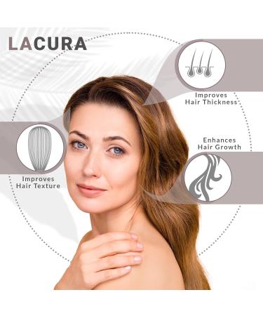 LaCura Hair Support - Therapeutic Essential Oil Blend for Hair Growth | Ginger Rosemary Juniper & Peppermint Oil - 15 ml - Buy Online on GoSupps.com