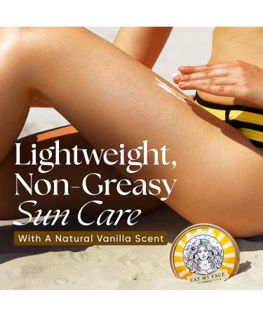 Tallow Sunscreen SPF 30 - Natural Sunblock with Non-Nano Zinc Oxide | Beef Tallow Sun Balm for Face - Made in USA 4fl oz - Buy Online on GoSupps.com