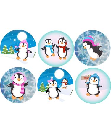 24 Edible Pre-Cut Wafer Round Cake Toppers: Penguins - Buy Online on GoSupps.com