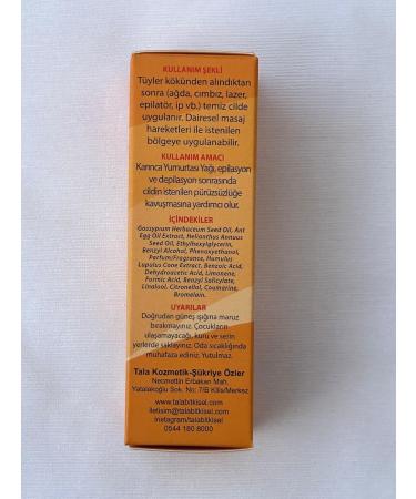 Tala Antey Oil 2 Pack - Kar nca Yumurtas Ya | Egg Oil of Ant for Hair Growth Removal | Effective Antalage Oil | International Shipping Available - Buy Online on GoSupps.com