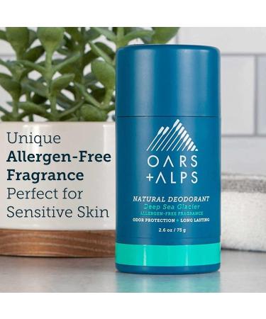 Oars + Alps Aluminum Free Deodorant for Men and Women Dermatologist Tested and for Sensitive Skin Vegan Deep Sea Glacier 2 Pack 2.6 Oz Each 2ct - Deep Sea Glacier - Buy Online on GoSupps.com