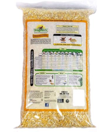 Wagner's 18542 Cracked Corn Wild Bird Food - 10 lb Bag | High-Quality Wild Bird Feed - Buy Online on GoSupps.com