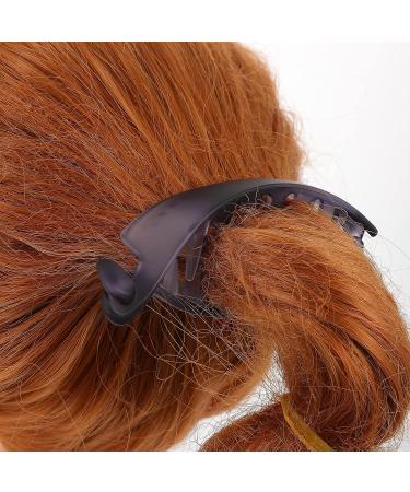 Uonlytech French Clips for Hair - 4pcs Acrylic Fish Shape Banana Hair Clip Set for Women and Girls - Buy Online on GoSupps.com