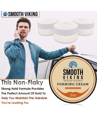Mens Hair Gel - Matte Finish & High Hold (2 oz) - Forming Cream for Short & Long Hair - Buy Online on GoSupps.com