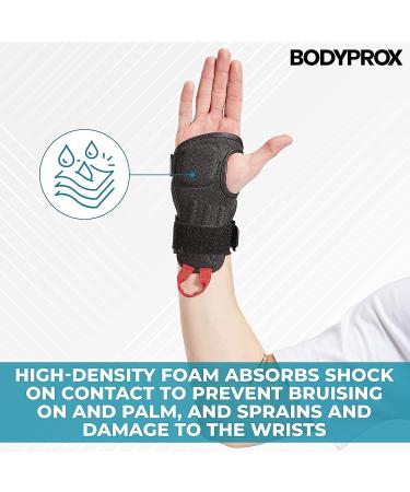 BODYPROX Impact Wrist Guards (1 Pair) | Small Size for Snowboarding, Skating, Rollerblading | Sports Protection - Buy Online on GoSupps.com