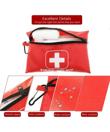 105-Piece Small First Aid Kit for Home, Car, Office, Sports & Travel | Emergency Survival Supplies for Camping, Hiking, Hunting - Buy Online on GoSupps.com