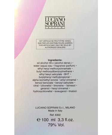 Miss Soprani Perfume Eau de Toilette Spray for Women 3.3 Ounce - Buy Online on GoSupps.com