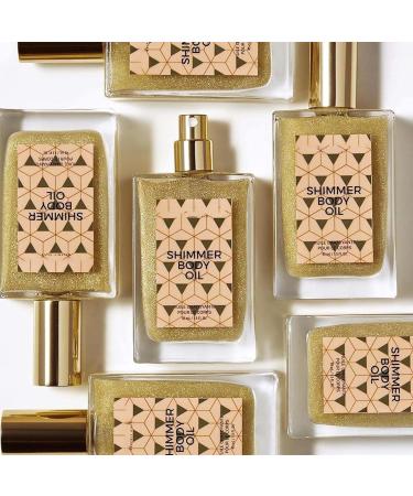 Bronzer Highlighter Liquid - Body Shimmer Oil Highlighter Face Waterproof Illuminator Glow for Shimmer Lotion for Face and Body Cosmetics 45 ml - Buy Online on GoSupps.com