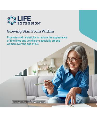Life Extension Hair Skin & Nails Collagen Plus - 120 Tablets for Healthier Hair, Skin & Nails - Buy Online on GoSupps.com