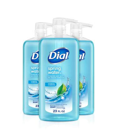 Dial Body Wash, Spring Water, 23 fl oz , 3 Count (Pack of 1)