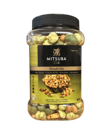 Mitsuba Wasabi Mix Rice Snacks 800g Bottle