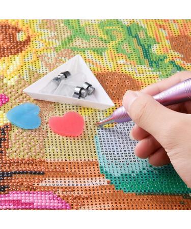 Benote Metal Diamond Art Painting Pen - Ergonomic Screw-In Tip Tool for 5D Diamond Art - Purple - Buy Online on GoSupps.com