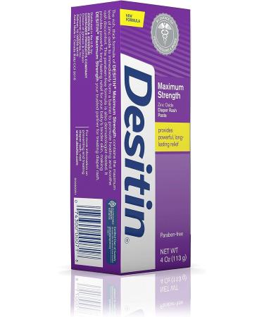 DESITIN Maximum Strength Diaper Rash Paste 4 oz - Buy Online on GoSupps.com