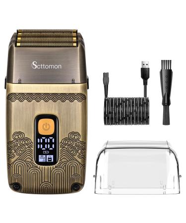 Electric Razor Shavers for Men Razor Shaver Electric Rechargeable Shavers Triple Blades Travel Shaver Waterproof Professional Foil Shaver Cordless