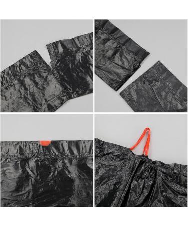Afromy 8 Gallons Black Drawstring Trash Bags Strong Kitchen Garbage Bag for Waste Bin 6 Rolls 210 Bags - Buy Online on GoSupps.com