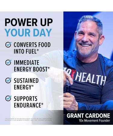 10X Health - Energy Wave Crusher - Energy Drink with 200mg Caffeine BCAAs B Vitamins Accelerated Absorption - Tropical Punch Pre-Workout Drink - 15 Drink Mix Packets (Wave Crusher - Energy) Liquid - Energy Wave Crusher - Buy Online on GoSupps.com