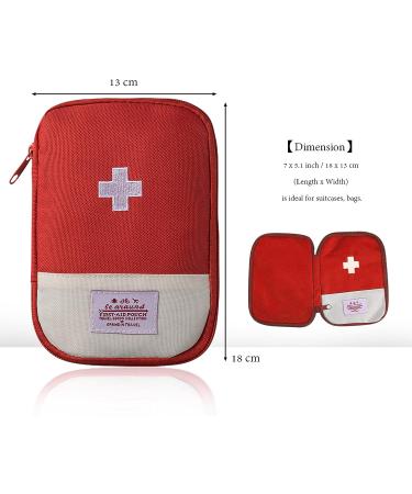 SKYPIA First Aid Kit Bag with Quick Release Tourniquet - Red - Buy Online on GoSupps.com