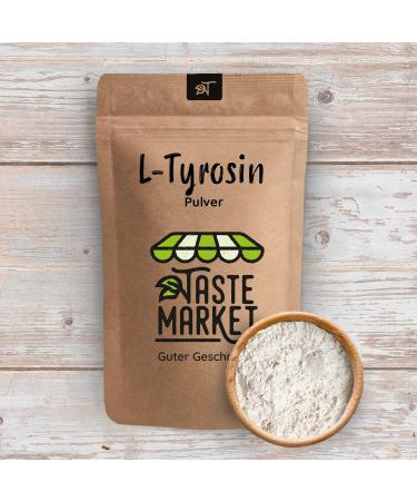 100g L-Tyrosine Powder - Pure Amino Acid Dietary Supplement for Enhanced Focus & Mood Boost - International Shipping Available - Buy Online on GoSupps.com