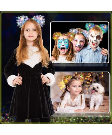 Wavyknot 36 Pieces Cat Ears Light Up Headband | Color Change LED Glow Headband for Parties, Raves & Festivals - Hair Accessories for Women, Girls, Kids & Adults - Buy Online on GoSupps.com