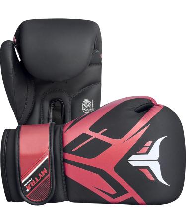 Buy Mytra Fusion Kids Boxing Gloves - Junior MMA Muay Thai Sparring 6-Oz Black/Maroon with Ventilated Palm - Buy Online on GoSupps.com
