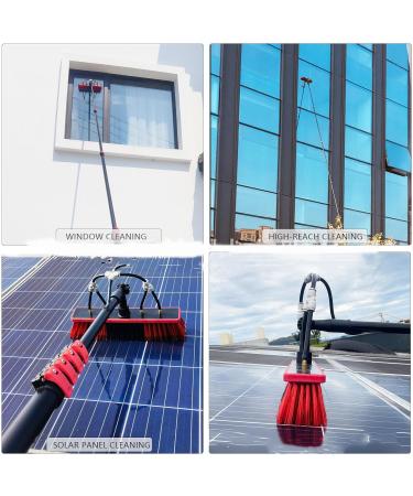 Window Clean Brush with 30CM Brush head 5-12M Water Fed Telescopic Brush Extendable Cleaner Conservatory Roof and Photovoltaic Cleaning Tools 5m - Buy Online on GoSupps.com
