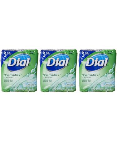 Dial Mountain Fresh Antibacterial Deodorant Soap - 4oz, 9 Bars - Buy Online on GoSupps.com