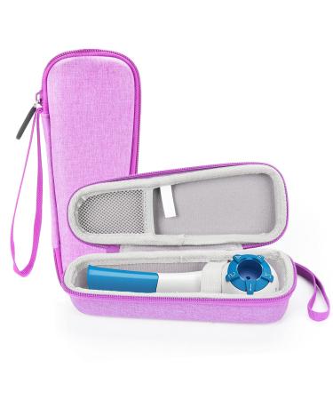 MGZNMTY Protective Hard Case for The Breather/Breather Fit Lung Health Breathing Exercise Device Inspiratory Expiratory Respiratory Trainer Therapy Exerciser (Case Only) (Purple)