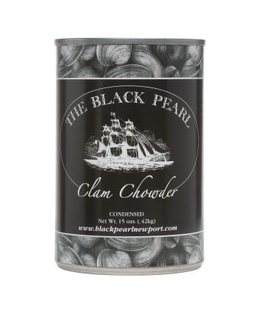 The Black Pearl Clam Chowder New England Famous Condensed Soup 15 Ounce (3 Cans) - Buy Online on GoSupps.com