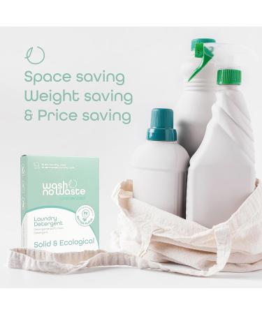 Wash No Waste Detergent Strips (192 Washes) | Hypoallergenic Biodegradable Vegan & Plastic-Free Cleaning Solution - Buy Online on GoSupps.com