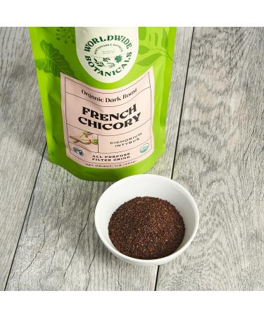 Organic French Chicory Root - Dark Roast Coffee Alternative | Acid Free, Caffeine Free | 1 Pound - Buy Online on GoSupps.com