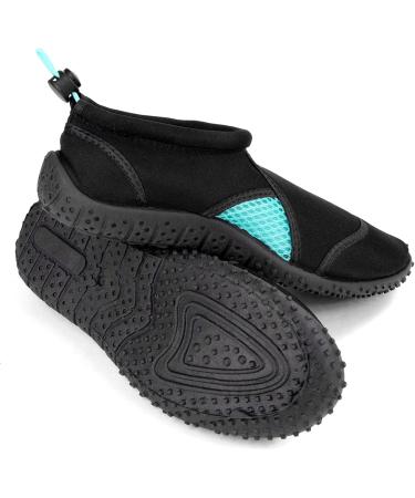 Bestif Bathing Shoes for Men & Women | Neoprene Swimming & Water Shoes | Lightweight & Comfortable | Sizes 36-45 | Black & Blue - Buy Online on GoSupps.com