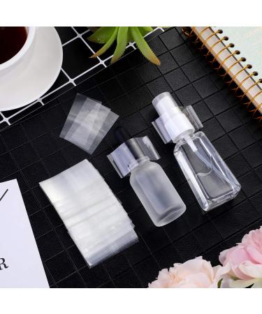 500 Clear Perforated Shrink Bands for Essential Oil Bottles - 1.8 x 0.9 Inch - Fits Cap Diameter 3/4 to 1 Inch - Buy Online on GoSupps.com