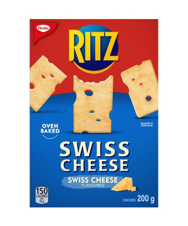 Christie RITZ SWISS CHEESE Flavoured Crackers, 200g/7.1oz., {Imported from Canada}