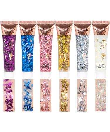 Shop Mermaid Body Glitter Gel - Holographic Shimmer for Face Hair & Body | Perfect for Parties & Festivals - International Shipping Available - Buy Online on GoSupps.com