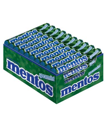 Mentos Sweets Chews Rolls Mints 40 x 38 g (Spearmint)