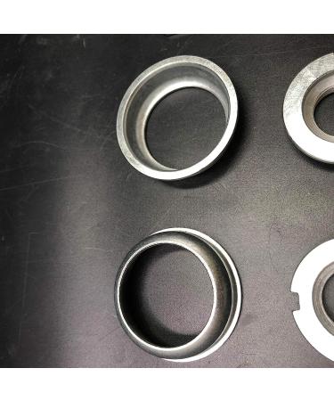 2 Cup Bottom Bracket Set - One-Piece Design with Bearings - Silver Finish - Buy Online on GoSupps.com