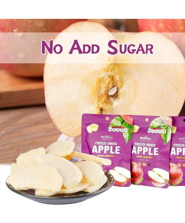 ONETANG Freeze-Dried Apple Chips 10 Pack - Non GMO, Kosher, Gluten-Free, Vegan Snack - 0.35 oz Single-Serve Packs - No Added Sugar - Perfect Holiday Gift - Buy Online on GoSupps.com