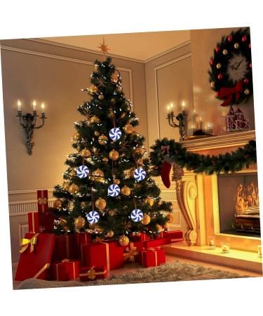 Alipis 100 Pcs Round Crafts Beads Winter Christmas Tree Accessories Mint Christmas Socks Christmas Tree Pendant Candy Charm Decorations DIY Charms Candy Accessories Scattered Beads - Buy Online on GoSupps.com