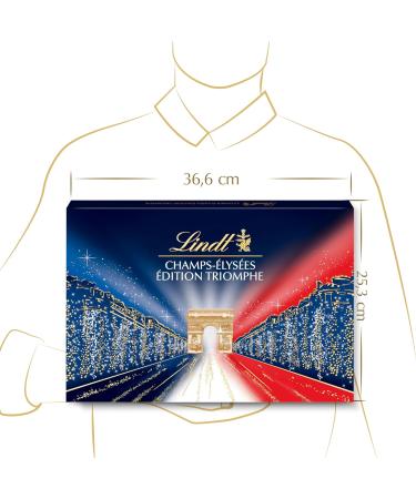 Lindt - Box CHAMPS- LYS ES Triomphe Edition - Assorted Milk Chocolates Black and White - Ideal for Christmas 460g - Buy Online on GoSupps.com