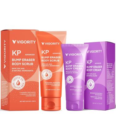 KP Bump Eraser Body Scrub & Keratosis Pilaris Lotion Bundle Set Strawberry Legs Treatment for Women - Exfoliates & Deeply Hydrates for Smoother Healthy-Looking Skin 6.5 Fl Oz (Pack of 2) - Buy Online on GoSupps.com