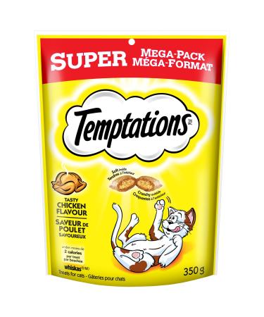 Temptations Adult Cat Treats Tasty Chicken Flavour 350g Pouch 350 g (Pack of 1) Chicken Cat Treats