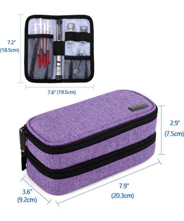 Yarwo Insulin Cooling Bag | Diabetes Accessories | Purple Medium Storage Bag with 2 Cooling Packs - Buy Online on GoSupps.com