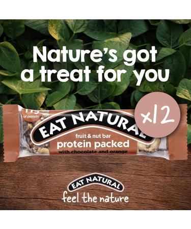 Eat Natural Protein Bars with Chocolate and Orange 45g 12 Pack - Buy Online on GoSupps.com