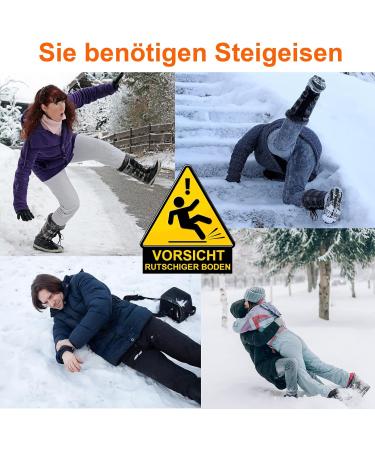 Buy Winter Shoe Spikes - 8 Teeth Anti-Slide Claws for Hiking & Ice - Durable Stainless Steel - Buy Online on GoSupps.com