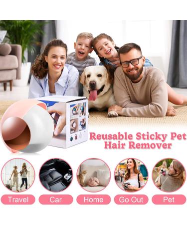 Foot Roll Reusable Clean Ball - Washable Lint Roller & Hair Remover for Pet Fur - Pocket Size Sticky Roller in Pink | International Shipping Available - Buy Online on GoSupps.com