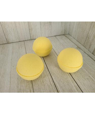 Mango Tango Bath Bombs - Handmade with Organic Coconut Oil | 3 Pack - Ideal for Dry & Normal Skin | Premium Fragrance | International Shipping - Buy Online on GoSupps.com