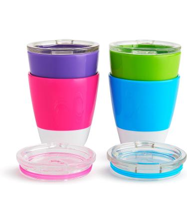 Munchkin Splash Open Toddler Cups 7oz Multicolored 4 Pack with Training Lids - Buy Online on GoSupps.com