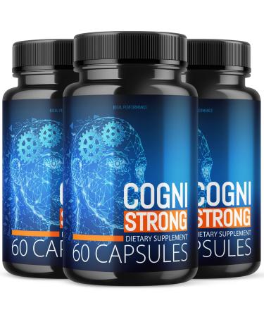 IDEAL PERFORMANCE (3 Pack) Cognistrong Supplements Cogni Strong (180 Capsules)